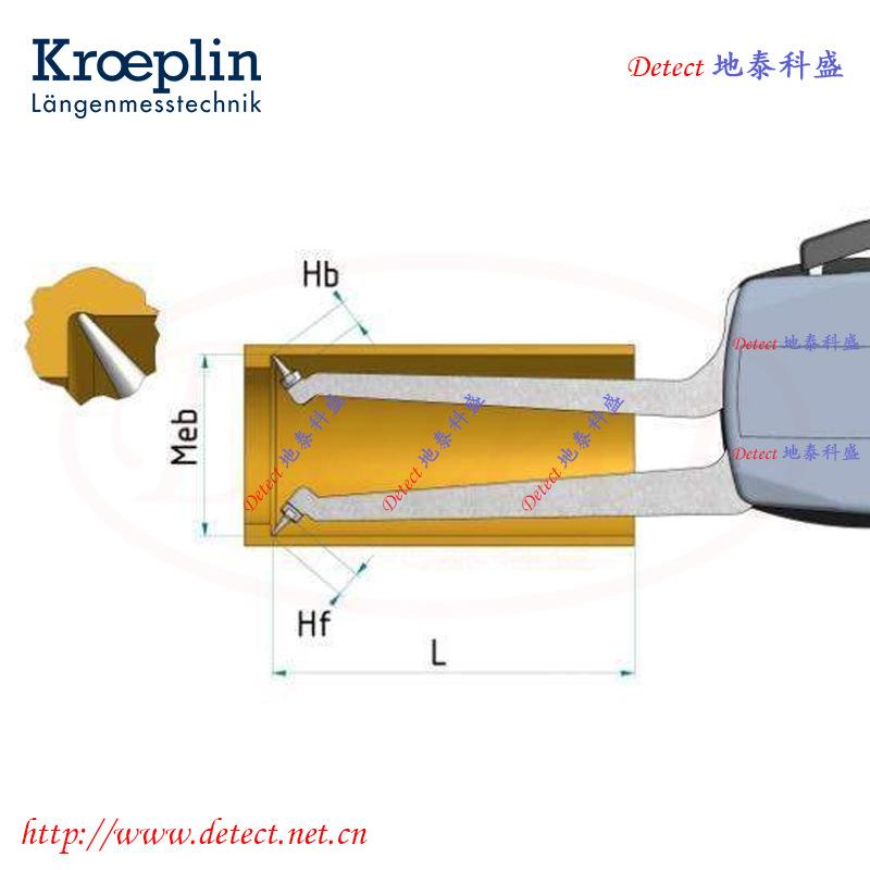 L2G7孔数显盲测0量卡规德国kroe底plin数字盲L2G70孔卡规孔内径测