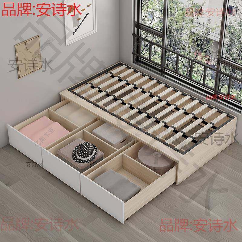 榻米床架落商地用中式床现头代简约抽CWG屉多功能无床民榻宿矮床,鲜花速递/花卉仿真/绿植园艺,其它园艺用品,淘宝优惠券,粉丝福利购,淘宝优惠卷