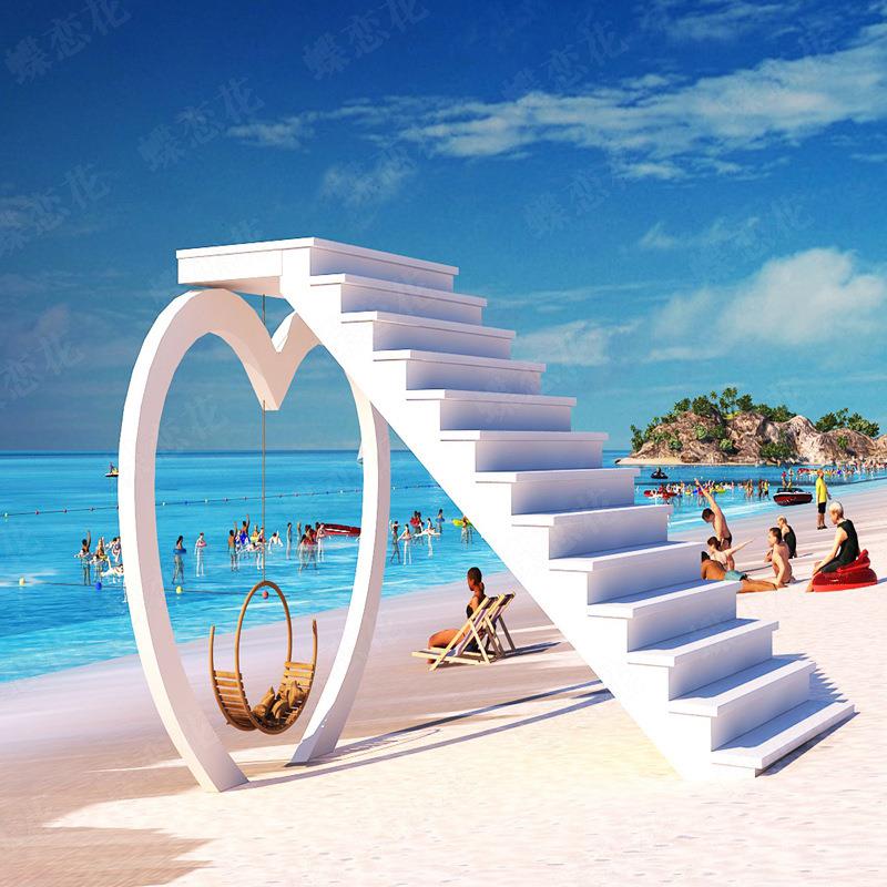 使天翅膀拍照道具营地LSD网红打卡场景布置露景区公园户外造摆景