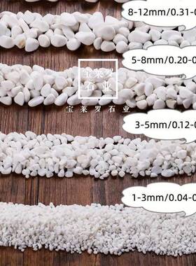 卵白玉鹅产石EGV雪花空白鹅卵石水洗石大型地景观间景观鹅卵石