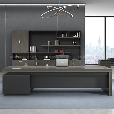 老板桌办公桌椅管约组合经理总裁桌主桌简现代办公家具大XET-117