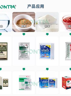 隆川花6列四边封颗粒包装机连清瘟粒颗粒灌机四边封颗NEA装分装机