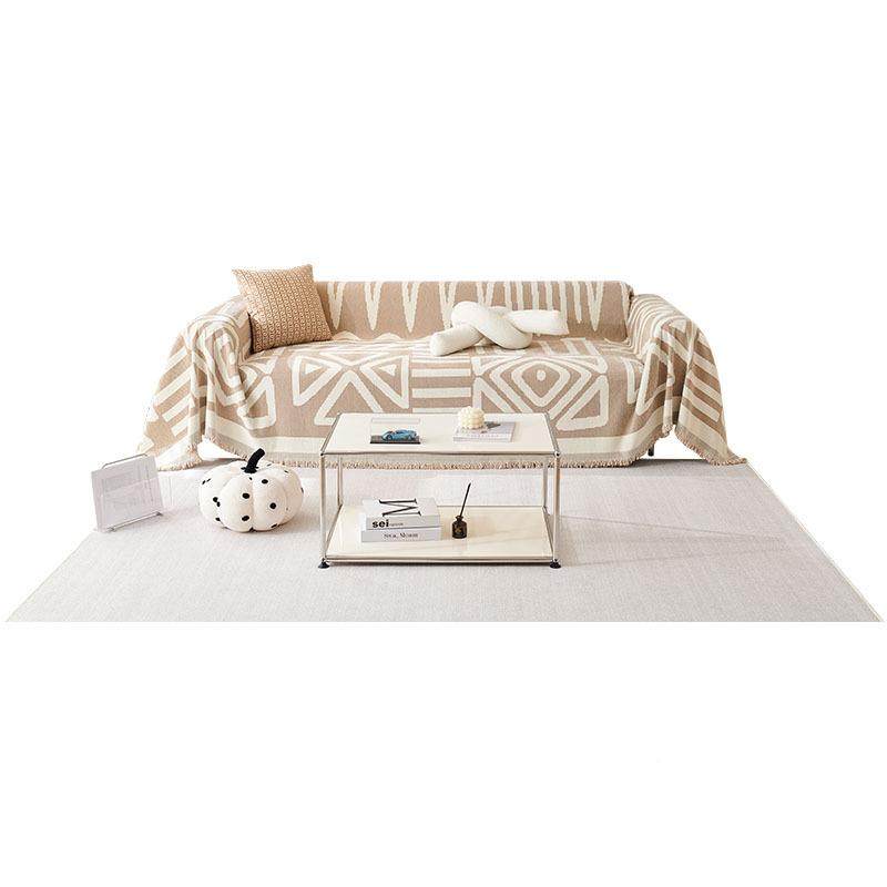 直销宽幅波可AL101884米亚西雪尼尔沙发巾全盖床尾毯宠物床盖布巾