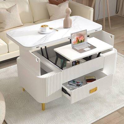 多桌能升降茶几餐桌两用轻DDT9TJHS奢小户型客厅家用折一体功式可