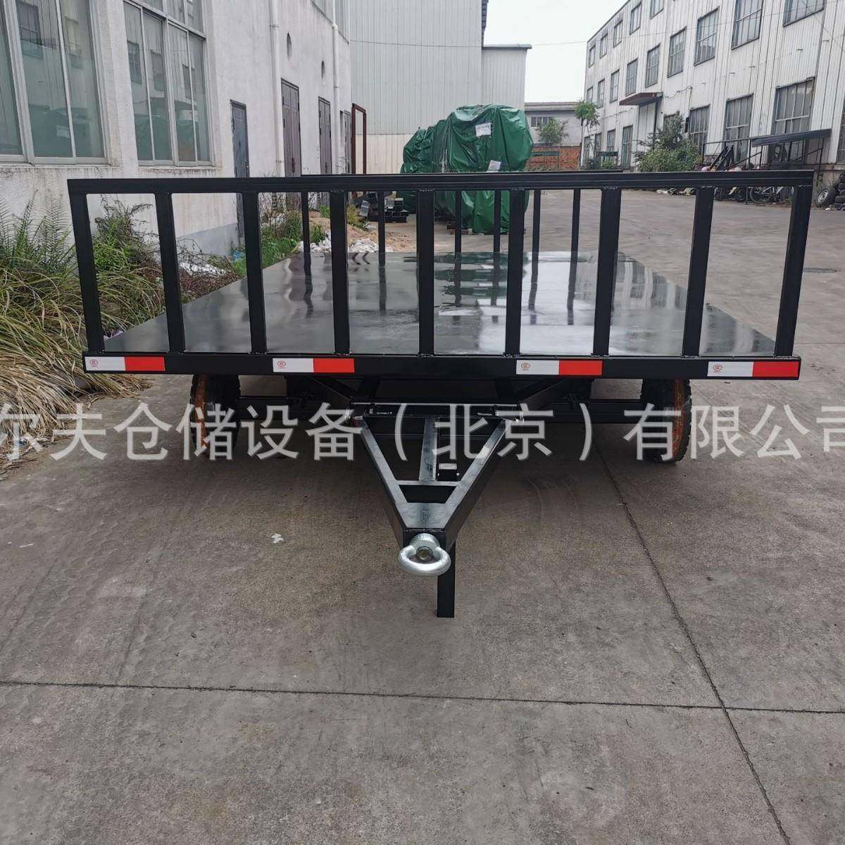 尔夫平板拖车动双向214牵引平板挂车物流电牵挂车普搬引运车同轨