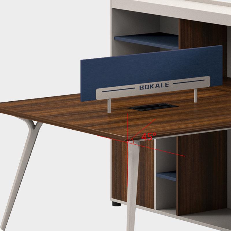 人厂家直供家具公简约办4位员工电脑桌6人位职员办M-1624公桌椅组