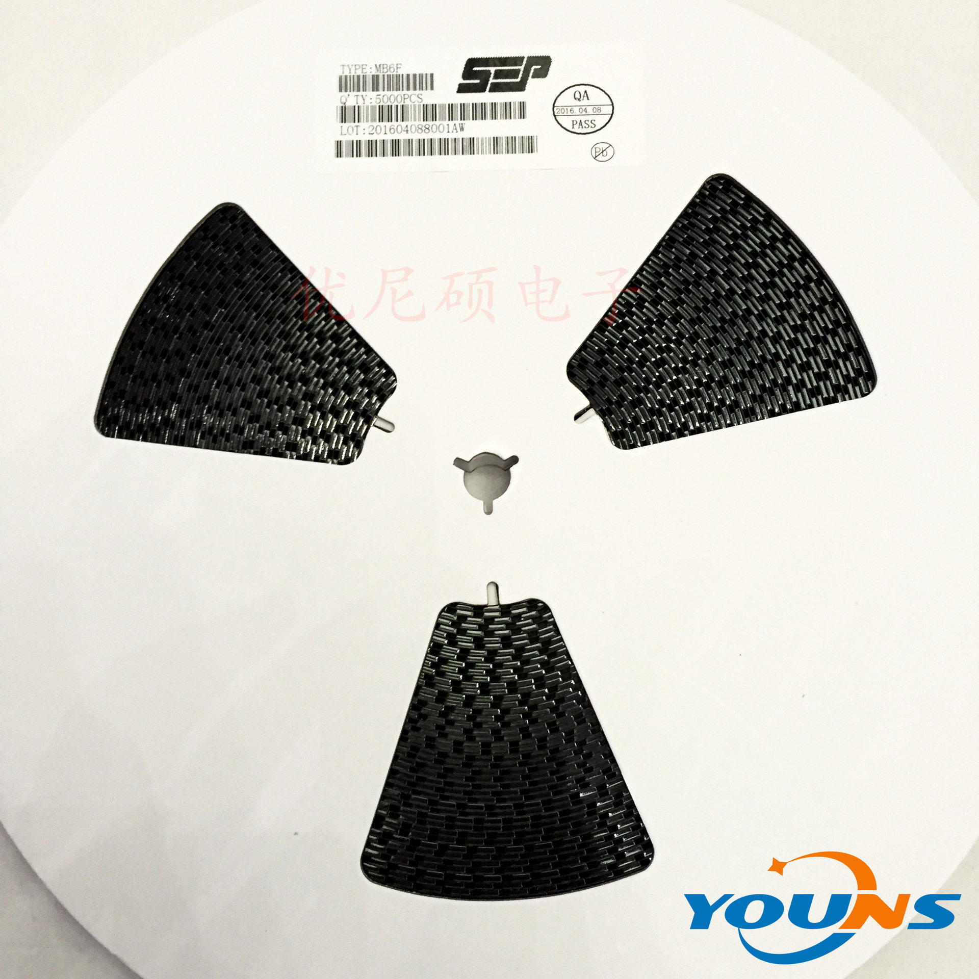 整流桥堆MB6F封装SOP-442芯片600V0.5A贴片整流桥MB10F