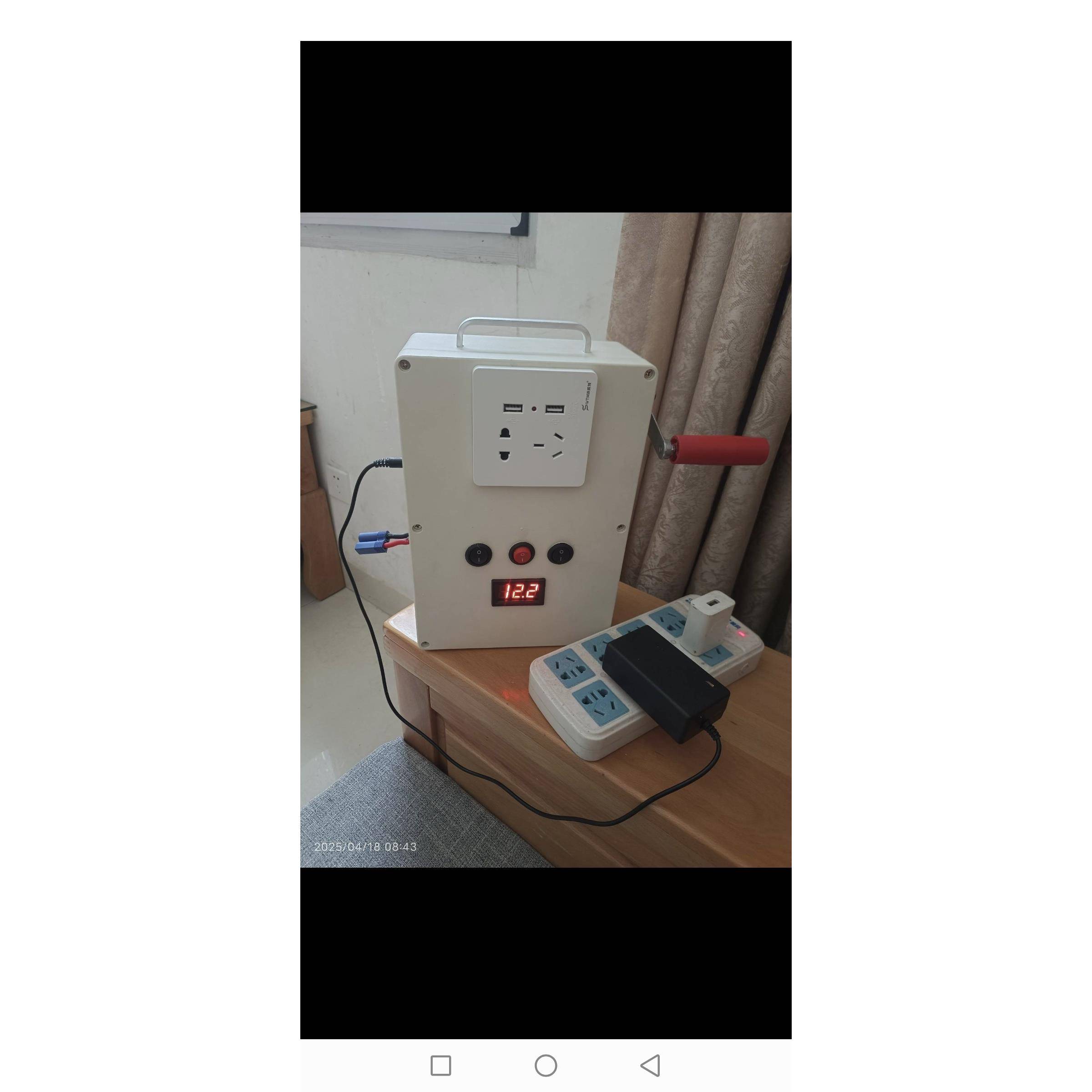 手摇发电机220伏户外应急备用电源大功率无刷发电机可启动汽车