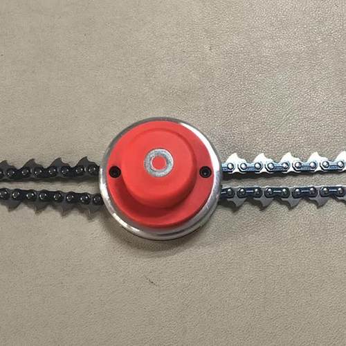 汽油割草机链条打草头 割灌机割草头 园林机械配件链条式打草头