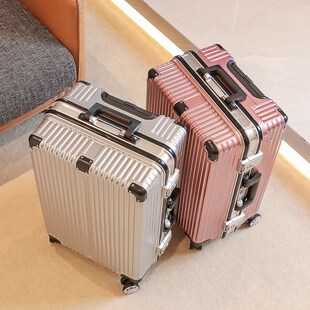 铝框行李箱女大容量结实耐用拉杆箱新款拉链旅行箱高颜值密码箱男