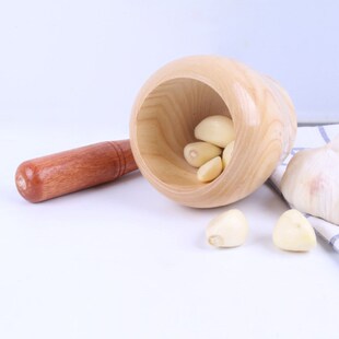 达信竹木实木捣蒜器家用压蒜器手动蒜泥捣蒜器家用打蒜器厂家logo