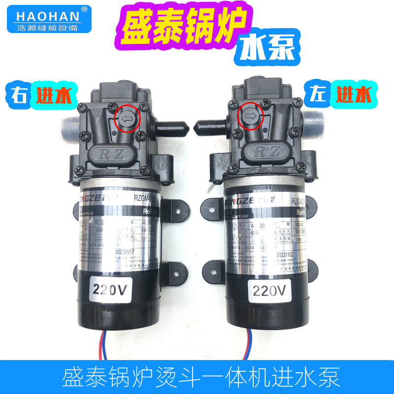 盛泰ST-9N锅炉水泵ST-10隔膜泵抽水泵220V原装容泽水泵左右进水泵