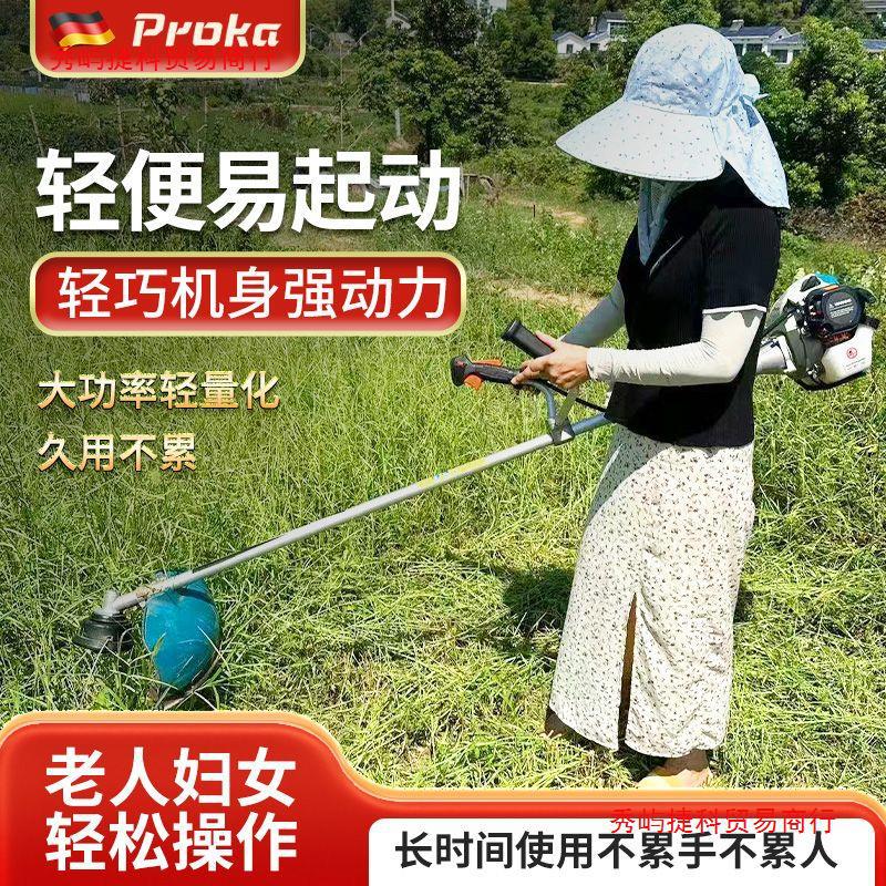 德国进口割草机二冲程大功率割灌机四冲程背负式农用家用除草机