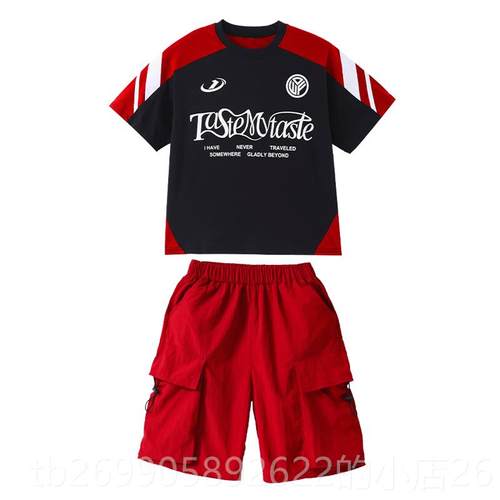 正品儿童演出六一男童街舞服潮服夏季女鼓童嘻哈街表演服幼儿架子