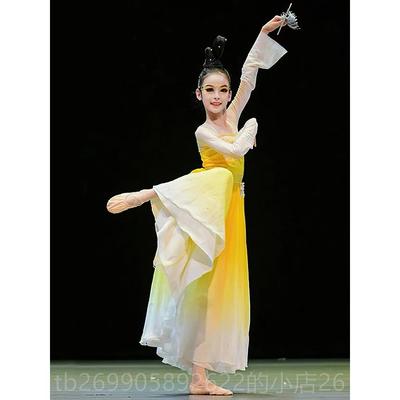 正品桃独李杯舞嬉闹少儿古典舞蹈演扇出艺服子舞考表演扑蝶赋舞蹈