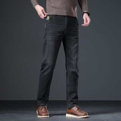 2025秋冬新款直筒修身牛仔裤