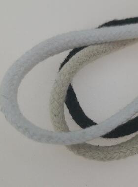 10支空心纯棉绳 MS16*4黑色本色漂白色棉绳 直径4mm空心棉绳