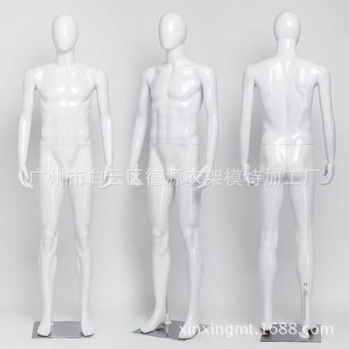 2019年爆款ABS塑料亮光男模特 运输0破损 高档服装模特道具