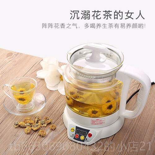 高档台湾宏惠汉方养生壶加厚玻璃煮2茶壶能电热水壶体分多功煎药