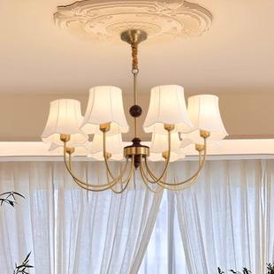 客厅吊灯法式 中古风卧室餐厅灯复古南洋衣帽间书房灯具温馨浪漫