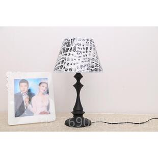 新款现代约时酒尚铁艺卧室床头台灯温馨调光床宾头灯客厅店馆欧简