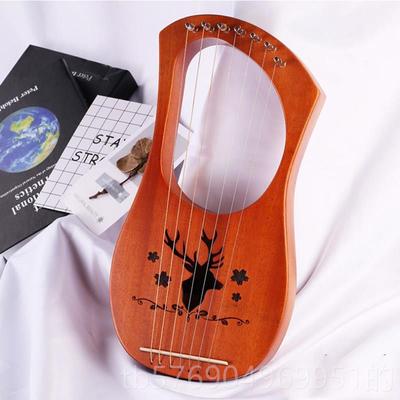 新款莱雅琴16单携板小竖琴19弦乐器lyre里拉音琴便式小型箜篌小众