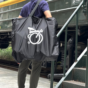 适用brompton小布折叠自行车配件手提装车包收纳托运箱收纳袋