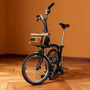 适用于brompton小布大行折叠车自行车车头包猪鼻包配件菜篮车前包