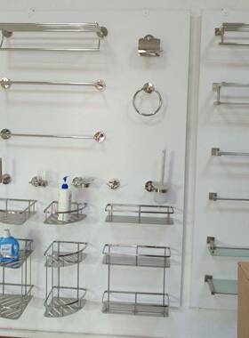 304锈钢折叠浴毛巾311架活动巾架STV不186件0浴室五金挂防锈加厚