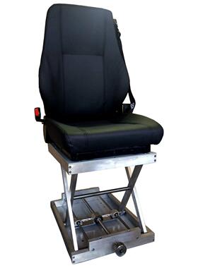 升降行300m程m座适大行程工程椅座椅舒YBK工程车座椅座椅