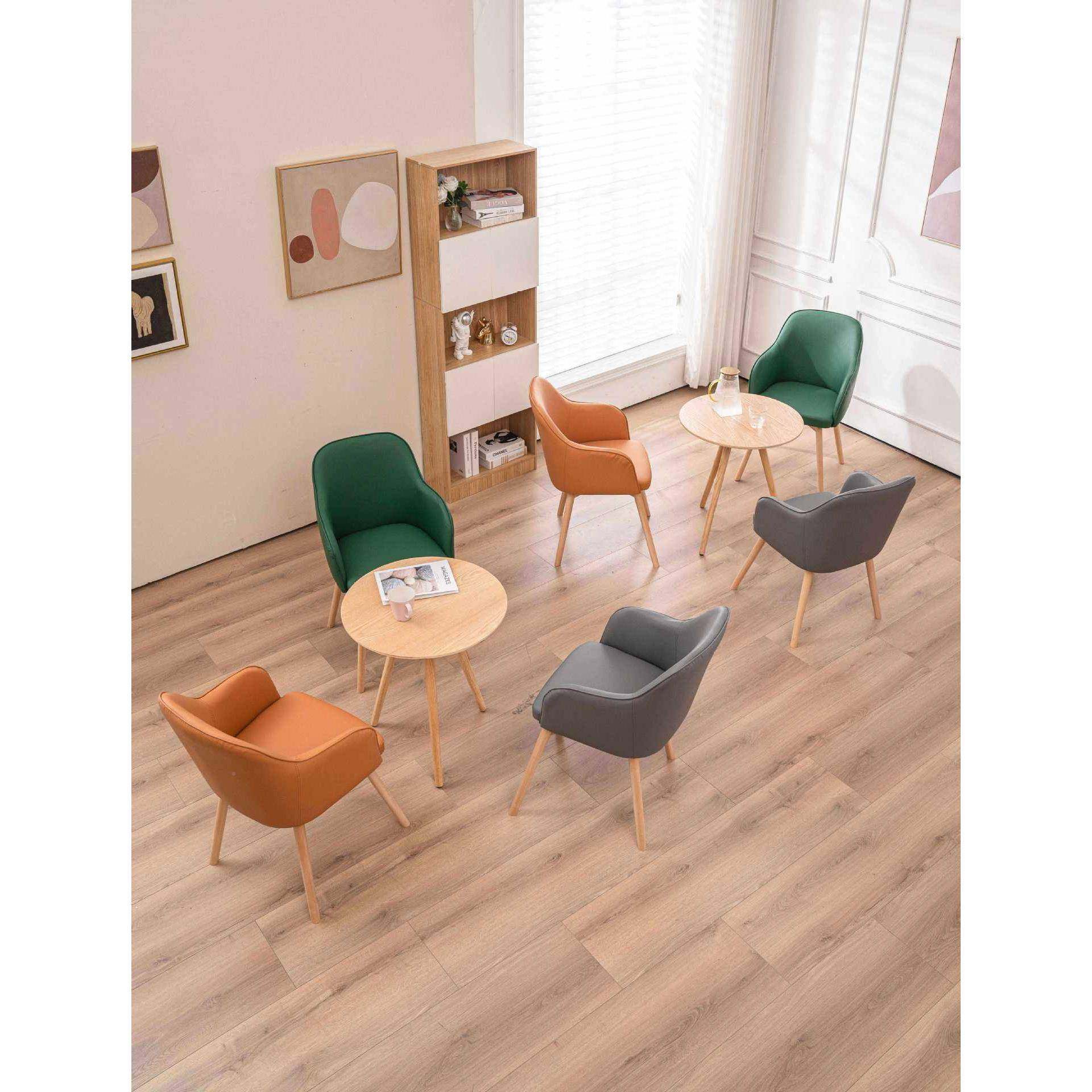 实木简约家用商办QWO公用室餐厅组休闲洽酒店会客谈单人沙发椅桌,商业/办公家具,办公电脑椅/职员椅,淘宝优惠券,粉丝福利购,淘宝优惠卷