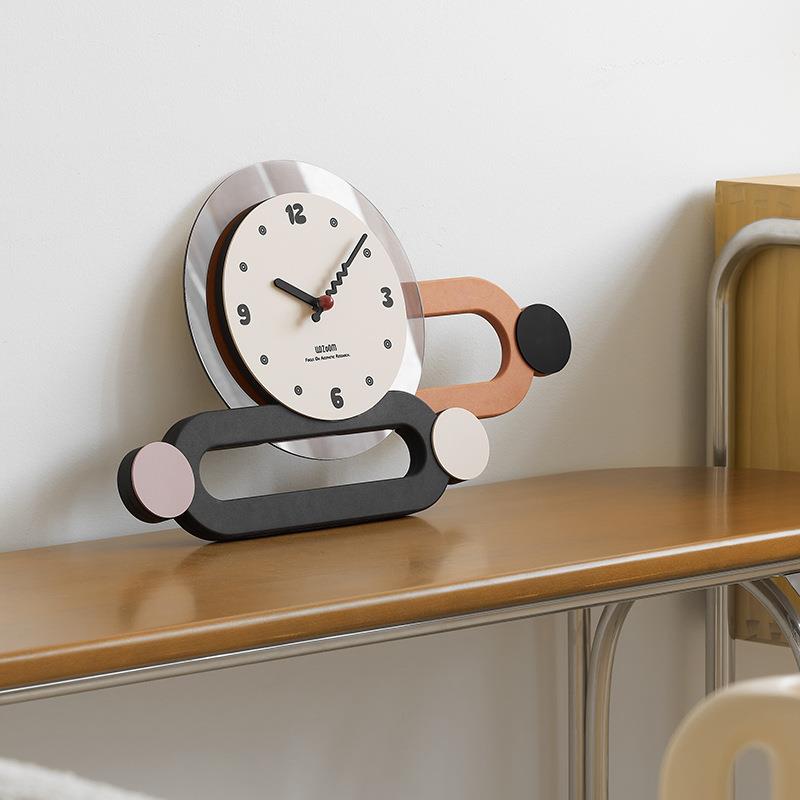 wz奶oom屋准挂钟客厅2210025新款油风o家用时尚钟表创意饰装钟表