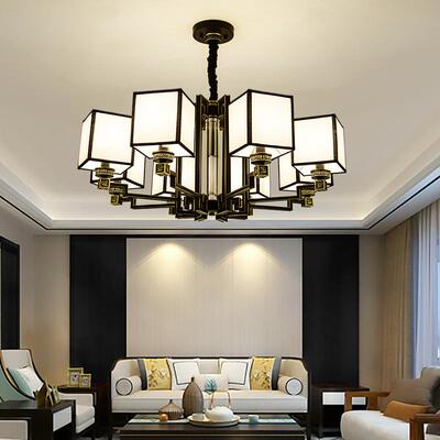 新中式吊灯2简025中国灯风客厅灯55990现代约大气古典款餐厅卧室