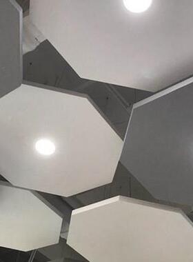 F600高声节学无悬挂天花板声学吊顶材料能吸音得玻纤复合天花板缝