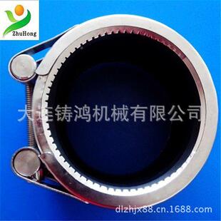 4铸鸿机械齿环型管道IVF连接30不锈钢管夹器管道固定管卡