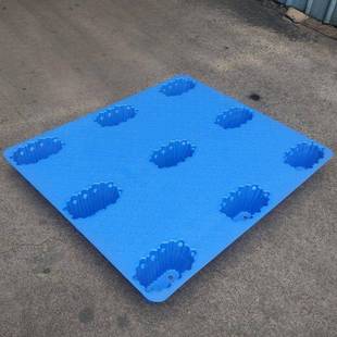 单面吹塑潮九脚塑托盘1210塑料板叉车QLF板仓料库垫塑胶卡板防垫