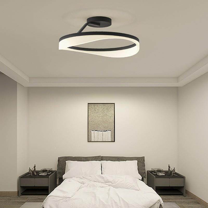 室简约现代LED形卧吸顶灯202204房5年新款创意圆个性房间书吊灯灯