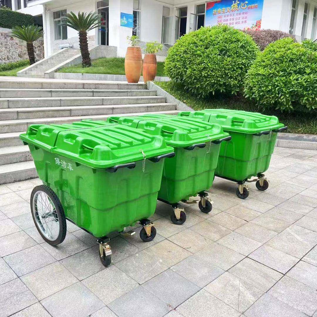 40升卫保洁车外分隔垃圾0箱市政街道清运车51515户0升环手推垃圾