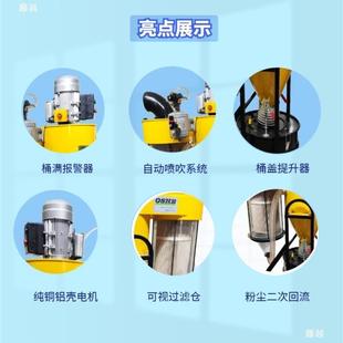 2.2KW脉冲自动除TIN尘业器旋风分离吸器尘工收尘器布袋器滤芯