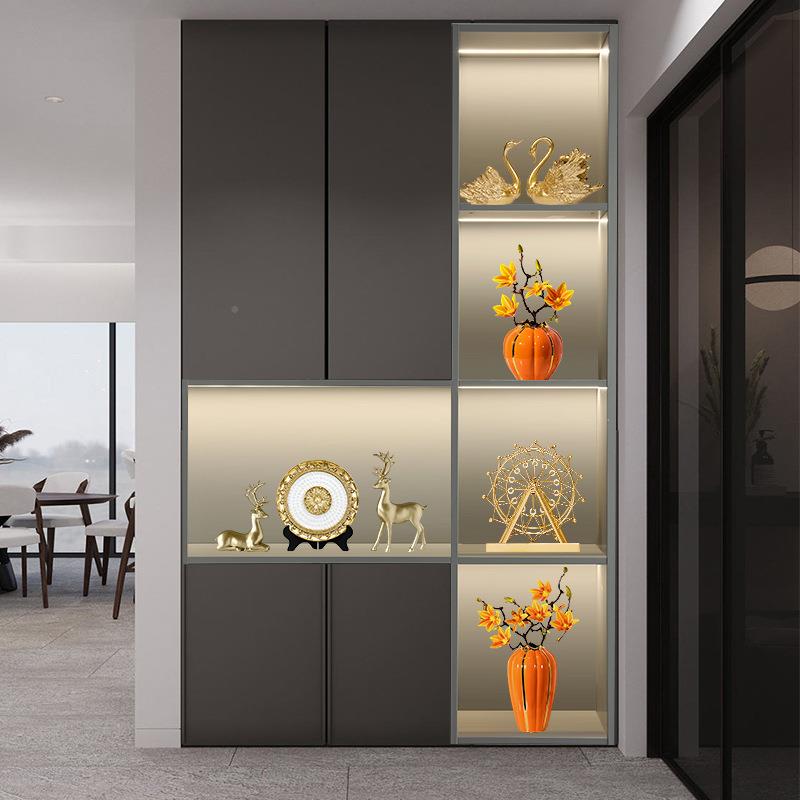 轻奢酒柜装饰品摆件套装代办客柜厅现电视家786居公室书柜软装玄