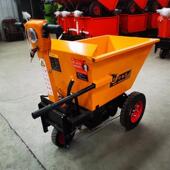 电动斗车建筑工852灰斗车工拉地用沙拉程砖车翻手推三轮车斜斗车