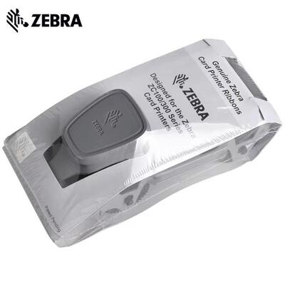 斑马色带ZC100证色卡打印机彩色带80030025cnzc3-00黑带带清洁卡