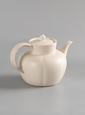 壶木灰壶花茶煮茶白泥陶壶烧陶瓷泡茶壶草电陶74589炉家用办公水