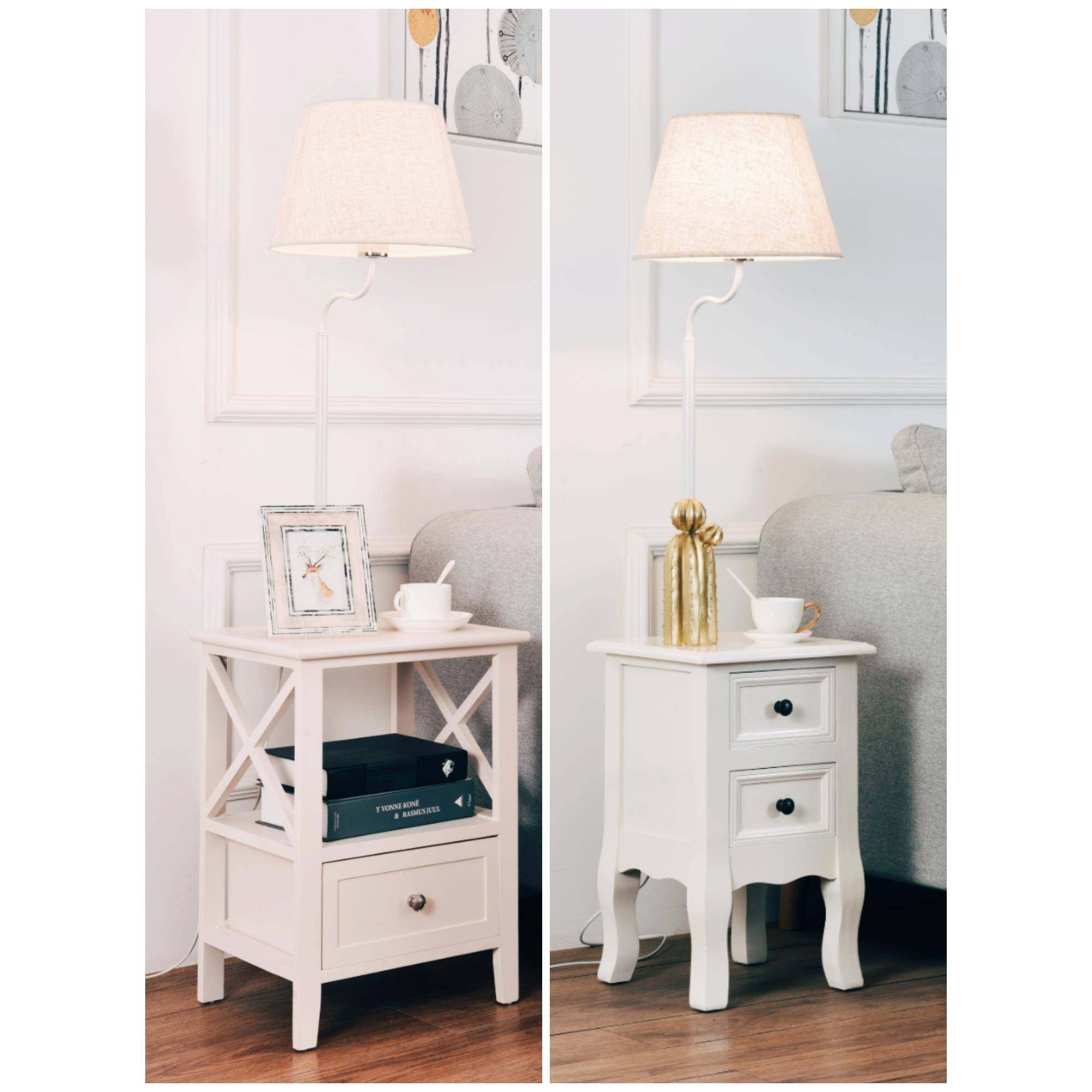 ?落地灯卧2室床头柜几一体奶新油风205款轻奢实木茶沙发客厅590可