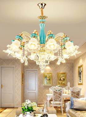 欧式吊灯厅灯2025新款简现代奢52511华客大约气餐水晶灯厅卧室灯