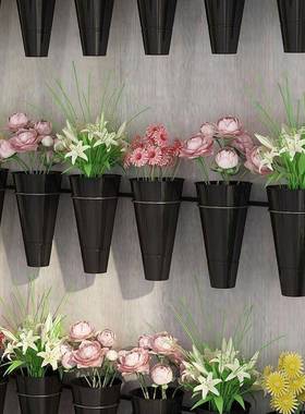 壁挂多层架花花花店货架铁艺花51762架鲜花货架花店桶上墙展示架P