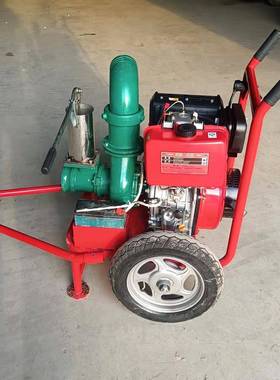 现货手13996推式油机喷灌泵农用抽水泵柴价格田灌农溉泵