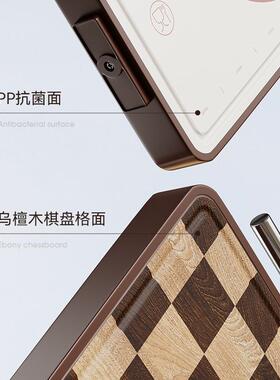 防霉用棋盘格菜板耐板剁厨房切菜RYN板双面果砧家水板案檀木