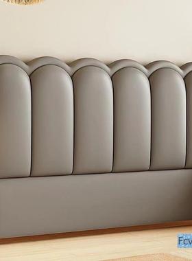 实缘屿沁15417落新款靠背地超薄头软包木单买一体猫床爪床头简约