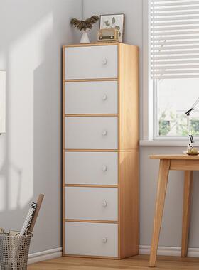 书架CJO窄落地靠墙厅客置物柜分层收物纳柜储柜简约现代家用缝小